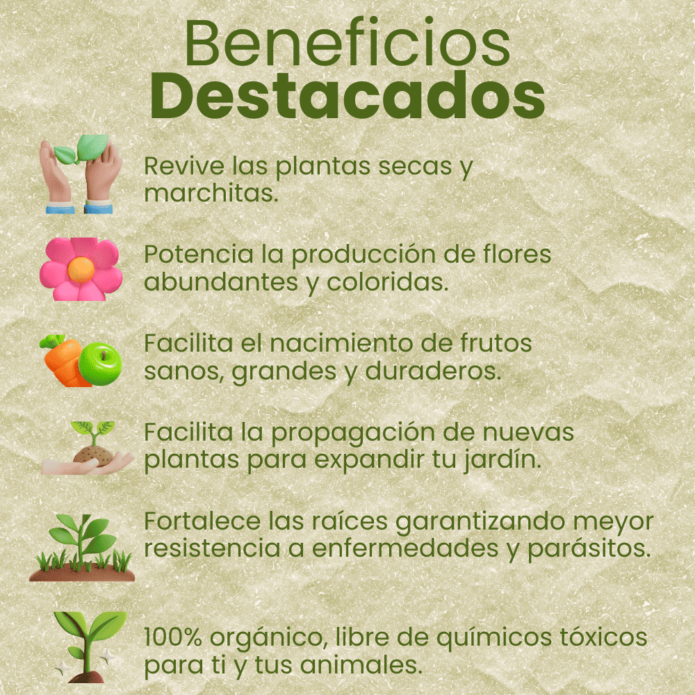 Crecimiento para plantas