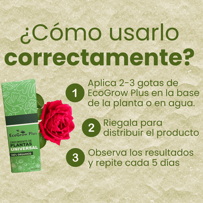 Crecimiento para plantas